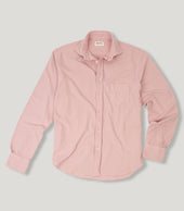 Pink Long Sleeves Pique Shirt