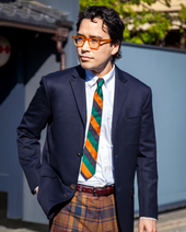 Made In Japan Kabuki Curtain Stripe Tie