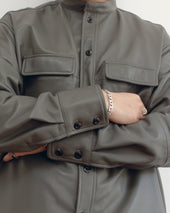 “JAMES” CLASSIC BAND COLLAR SHIRT
