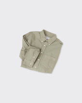Dad S Shirt Oxford Garment Dyed Sauge