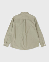 Dad S Shirt Oxford Garment Dyed Sauge