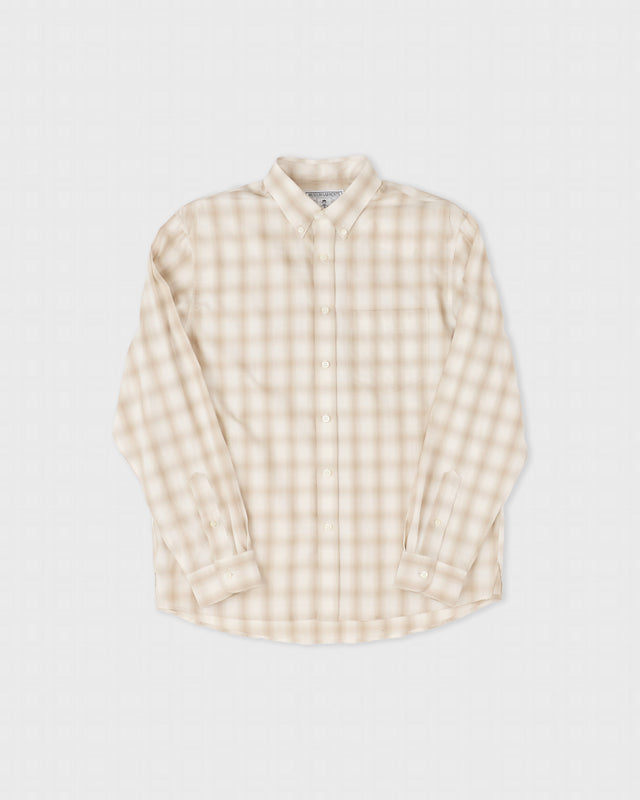 Dad'S Shirt - Two Tones Check, Beige/Natural