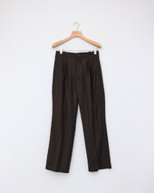 French Military Pant - Flanelle, Dark Brown