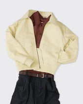 Flight Jacket Butter Yellow