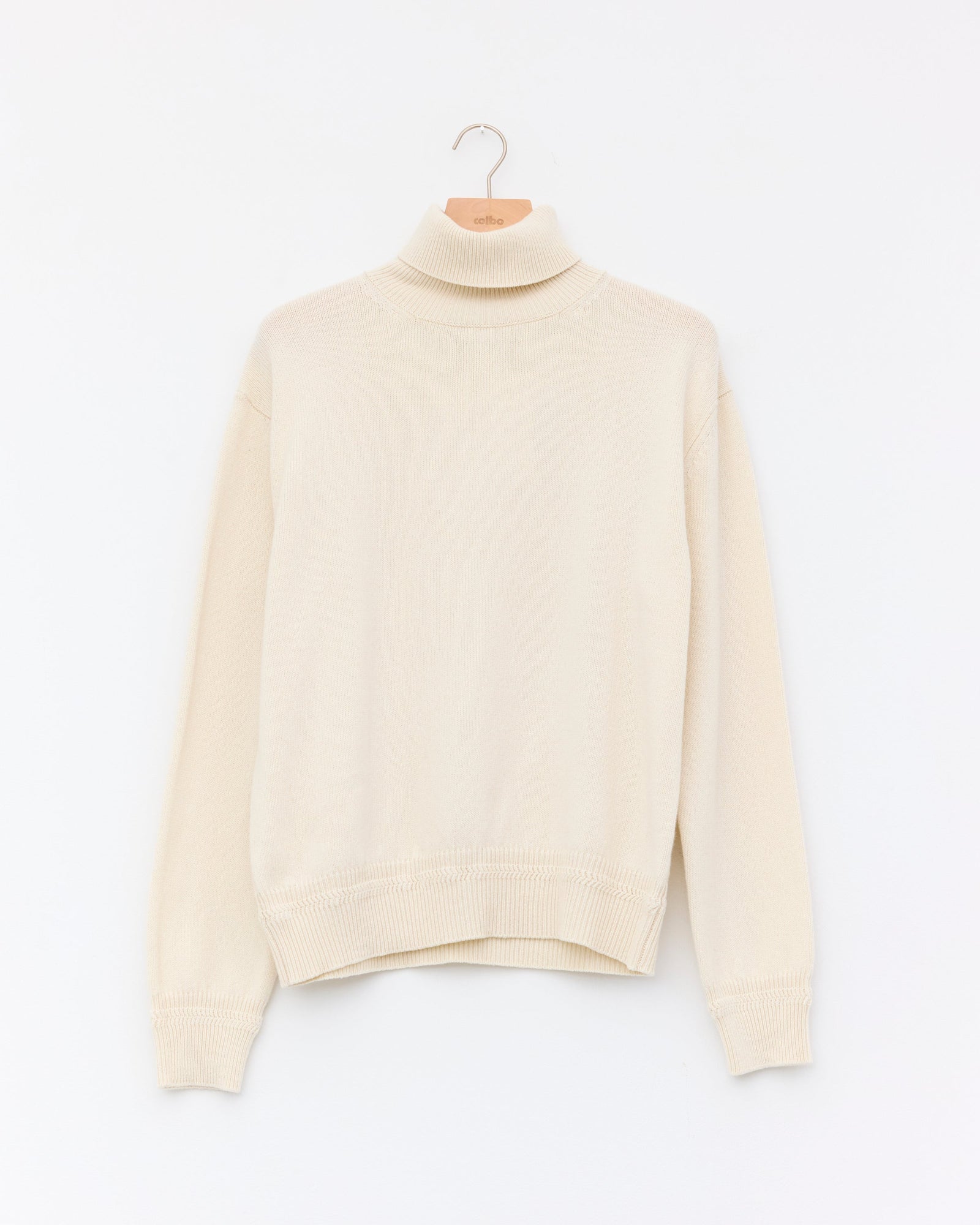 Recycled Cashmere Boxy Jumper Natural