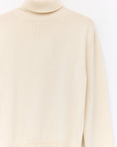 Recycled Cashmere Boxy Jumper Natural