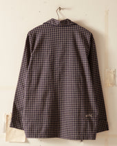 Midnight Grid Pajama Shirt