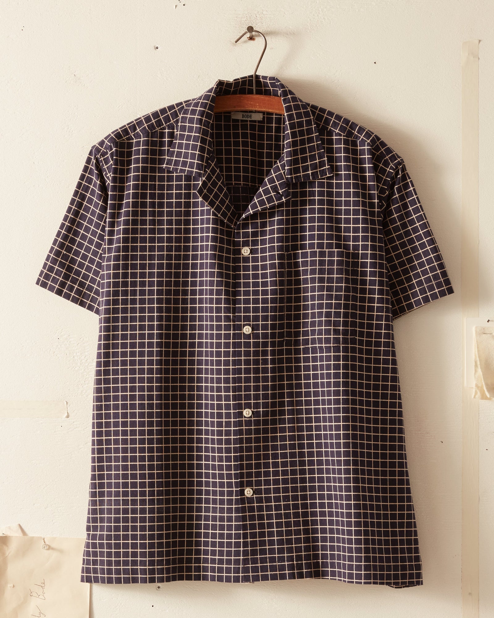 Midnight Grid Short Sleeve Shirt