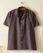 Midnight Grid Short Sleeve Shirt