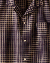 Midnight Grid Short Sleeve Shirt