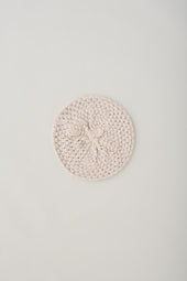 Mina Beret in Sandshell