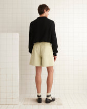 Mint Corduroy Shorts