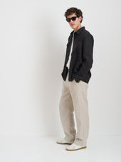 Garment Dyed Work Jacket in Linen