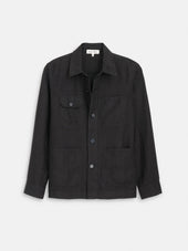 Garment Dyed Work Jacket in Linen
