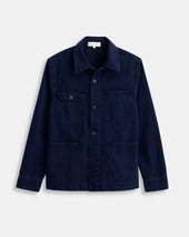 Garment Dyed Recycled Denim Work Jacket