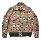 COTTON JACQUARD BLANKET JACKET