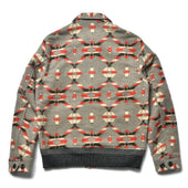 COTTON JACQUARD BLANKET JACKET