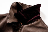30s LEATHER SPORTS JACKET / FREEMAN (DEERSKIN)
