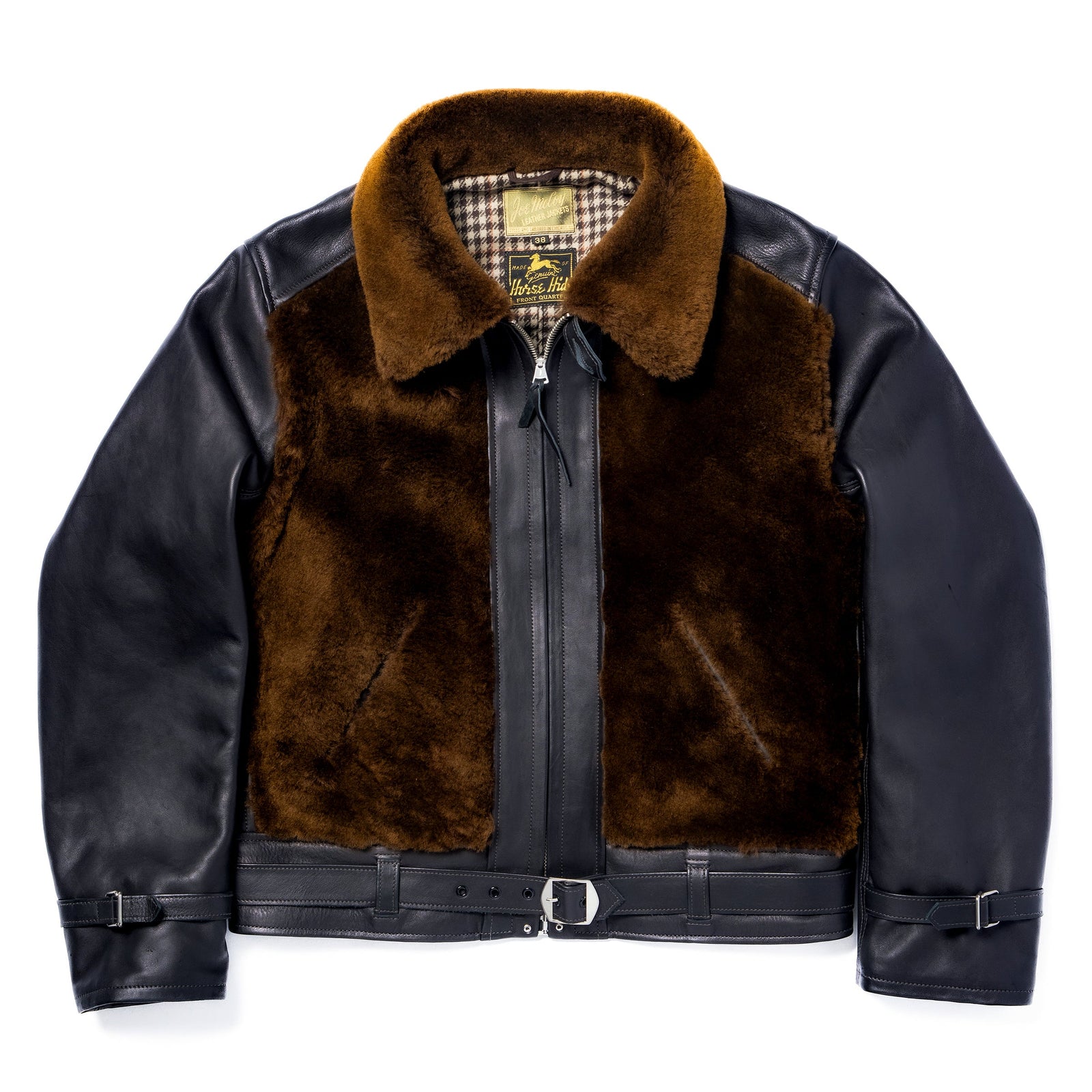 AKLAK GRIZZLY JACKET / BLACK,BROWN
