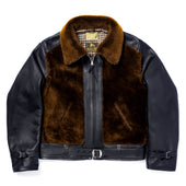 AKLAK GRIZZLY JACKET / BLACK,BROWN