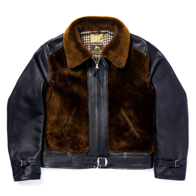 AKLAK GRIZZLY JACKET / BLACK,BROWN