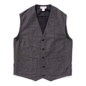 Double Diamond Vest Printed Moleskin