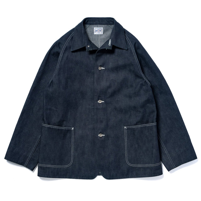 Wwii Raglan Sleeve Denim Chore Coat