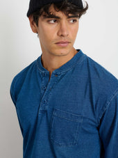 Alan Henley In Indigo Slub Cotton