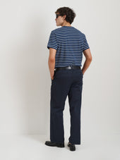 Standard Indigo Striped Tee In Cotton