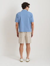 Pull On Field Short In Flax Linen