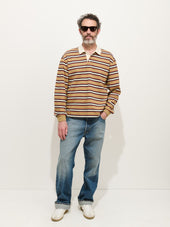 Rugby Striped Shirt In Cotton Jersey