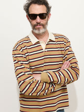 Rugby Striped Shirt In Cotton Jersey