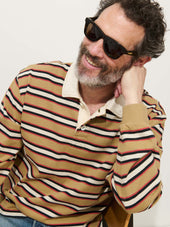 Rugby Striped Shirt In Cotton Jersey