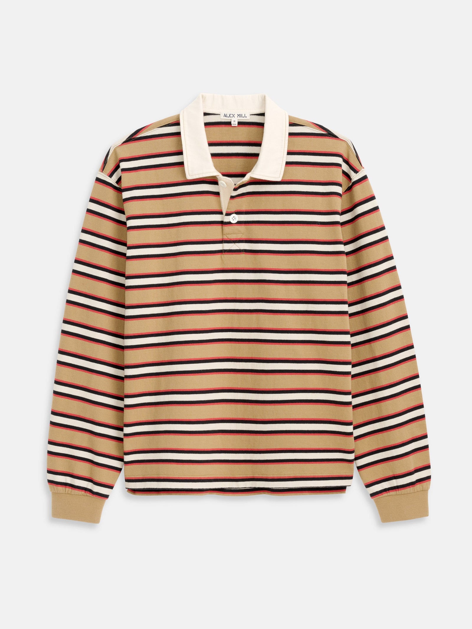 Rugby Striped Shirt In Cotton Jersey
