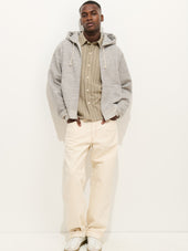 12th Street Zip Hoodie In Heather Fleece