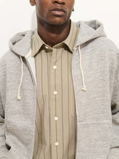 12th Street Zip Hoodie In Heather Fleece