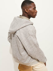 12th Street Zip Hoodie In Heather Fleece
