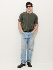 Crosby Tee In Heavy Slub Cotton