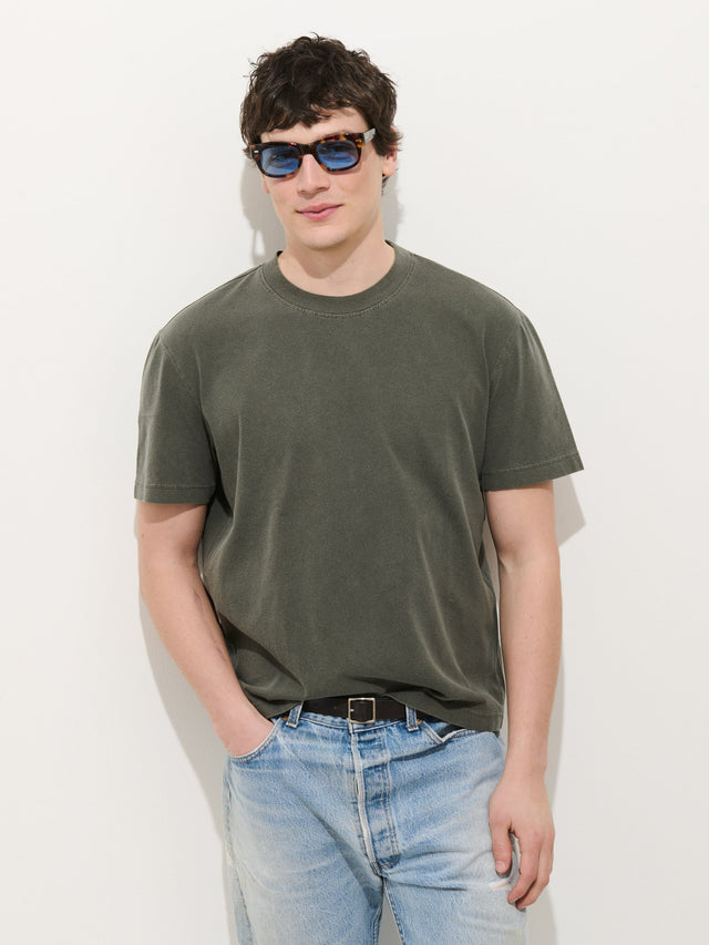 Crosby Tee In Heavy Slub Cotton