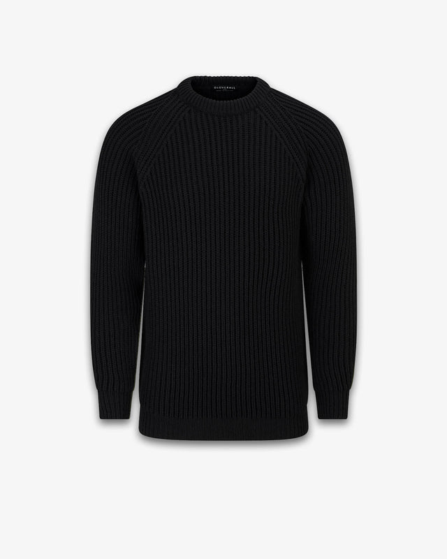 Men's Fisherman Jumper Black