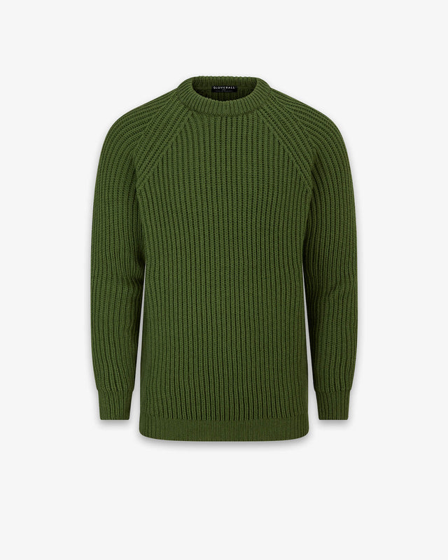 Men's Fisherman Jumper Army Green