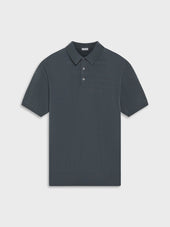 Polo In Cotone Grigio Antracite