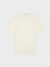 Maglia A Maniche Corte In Cotone Bianco
