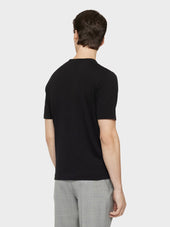 Maglia A Maniche Corte In Cotone Nera
