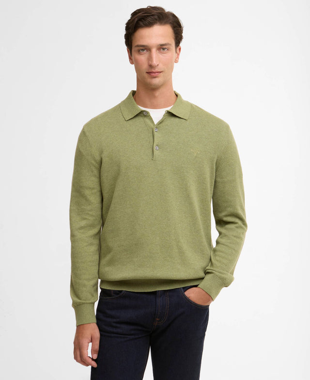 Pima Cotton Knitted Polo Shirt