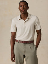 Short-Sleeve Movement™ Polo - Shore Sand Feeder