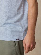 Short-Sleeve Breeze Henley - Blue Isle