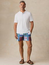 Short-Sleeve Breeze Henley - White
