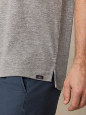 Short-Sleeve Breeze Polo - Cave Grey Heather