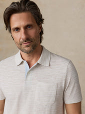 Short-Sleeve Breeze Polo - Desert Wake Stripe